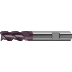 Fraise longue din 6527 carbure monobloc tialn d3 45° 18mm format