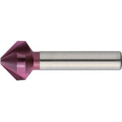 Fraise conique din335 hss tialn forme c queue cylindrique 90° 28,0mm format