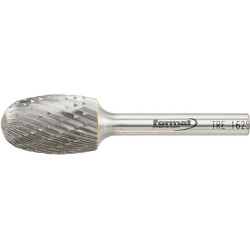 Fraise sur tige carbure forme goutte 1625 c 6mm 16x25mm format