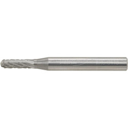 Fraise sur tige carbure forme cyl. bout arrondi 0413 c 6mm 4x13mm format