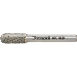 Fraise sur tige carbure f orme cyl. bout arrondi 08 20 c 6mm 8x20mm format