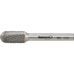 Fraise sur tige carbure f orme cyl. bout arrondi 10 20 c 6mm 10x20mm format