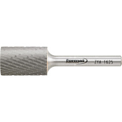 Fraise sur tige carbure cylindrique 1625 c 6mm 16x25mm format
