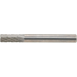 Fraise sur tige carbure c ylindrique avec denture f rontale 0616 c 6mm 6x16mm format