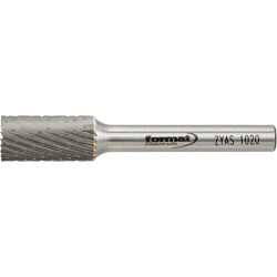 Fraise sur tige carbure cylindrique avec denture frontale 1020 c 6mm 10x20mm