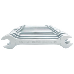 Jeu de clés à fourche double din3110 6-32mm 12 pièces gedore