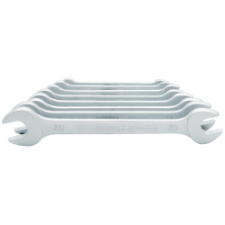 Jeu de clés à fourche double din3110 6-22mm 8 pièces gedore