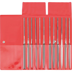 Jeu de limes aiguille 160mm taille 2 12 pièces format