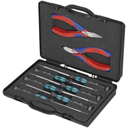 Jeu de pinces électronique 8 pièces knipex