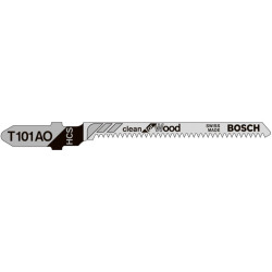 Lame de scie sauteuse t 1 01 ao pack de 5 bosch