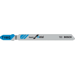 Lame de scie sauteuse t 118 g pack de 5 bosch