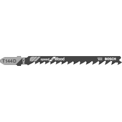 Lame de scie sauteuse t 144 d pack de 5 bosch