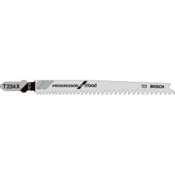 Lame de scie sauteuse t 234 x pack de 5 bosch