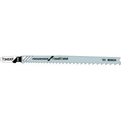 Lame de scie sauteuse t 345 xf pack de 5 bosch