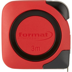 Mètre-ruban de poche 3mx13mm blanc format