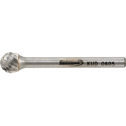Mini-fraise sur tige carb ure forme sphérique 0605 c 3mm 6x5mm format