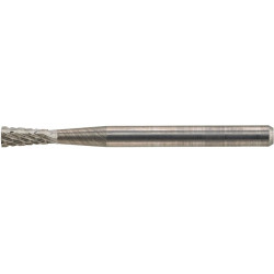 Mini-fraise sur tige carb ure forme angulaire 0307 c 3mm 3x7mm format