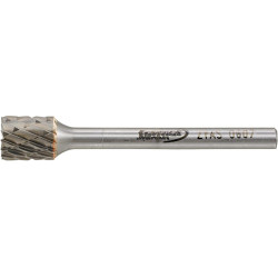 Mini-fraise sur tige carbure cylindrique avec denture frontale 0607 c 3mm