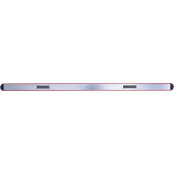 Niveau à bulle lm à aimant revêtement par poudre rouge 80cm format