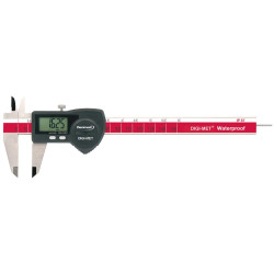 Pied a coulisse de poche ip67 numerique 200mm sans donnees format