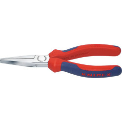 Pince à becs longs forme 1 plate forme 1 avec branches à revêtement pvc 160mm knipex
