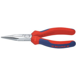 Pince a becs longs forme 2 chromee avec branches multicomposant 190mm knipex