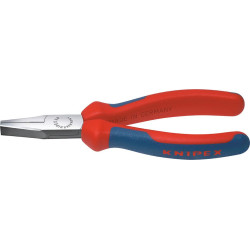 Pince à becs plats polie avec branches multicomposant 160mm knipex