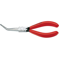 Pince à becs fins coudés avec branches en plastique 160mm knipex