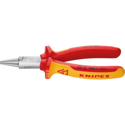 Pince à becs ronds vde avec branches multicomposant 160mm knipex