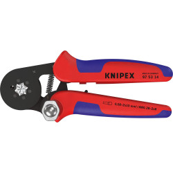 Pince à sertir pour cosses 6 pans 0,08-10mm2 knipex