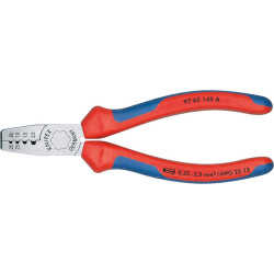 Pince à sertir pour cosses avec branches multicomposant 145mm mm2 knipex