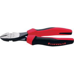 Pince coupante diagonale grande puissance polie avec branches bicomposant 160mm
