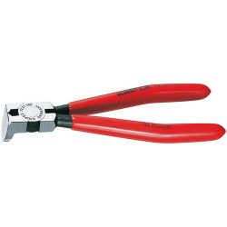 Pince coupante diagonale pour plastique coudée 85° 160mm knipex