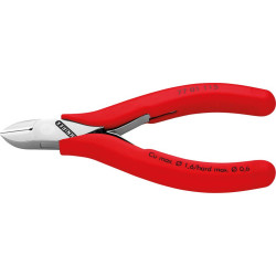 Pince coupante diagonale electronique avec biseau 115mm knipex