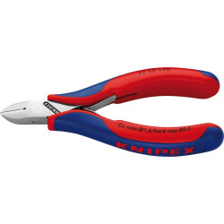 Pince coupante diagonale électronique tête ronde avec biseau 115mm knipex