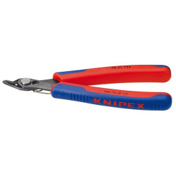 Pince coupante diagonale electronique super knips forme 3 125mm knipex