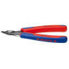 Pince coupante diagonale electronique super knips forme 3 125mm knipex