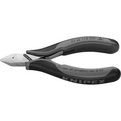 Pince coupante diagonale électronique esd tête poi ntue sans biseau 115mm kn ipex