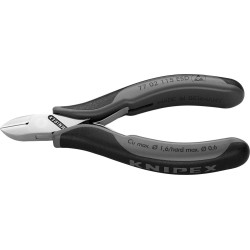 Pince coupante diagonale électronique esd tête ronde avec petit biseau 115mm knipex