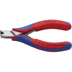 Pince coupante devant pou r l'électronique avec bis eau 115mm knipex