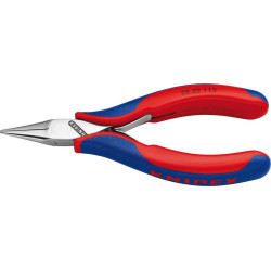 Pince à becs fins électro nique mors plats et ronds 115mm knipex