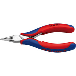 Pince à becs fins électronique mors ronds et pointus 115mm knipex