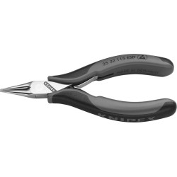 Pince à becs fins électronique esd mors ronds et pointus 115mm knipex