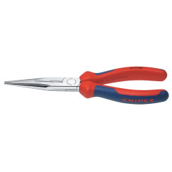 Pince téléphone chromée droite avec branches multicomposant 200mm knipex