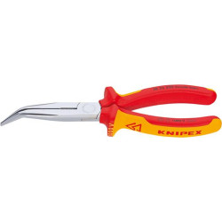 Pince téléphone vde coudée avec branches multicomposant 200mm knipex