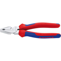 Pince universelle grande puissance chromée avec branches multicomposant 180mm knipex