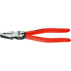Pince universelle grande puissance polie avec branches en plastique 225mm knipex