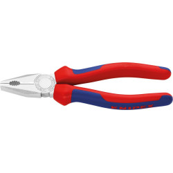 Pince universelle chromée avec branches multicomposant 180mm knipex