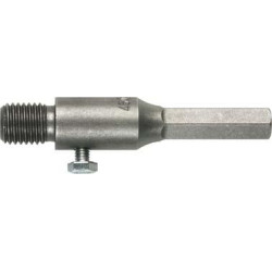 Queue porte-outils pour trépan 6 pans 11mm format