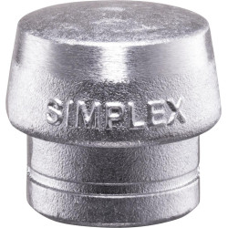 Tête de maillet simplex aluminium 60mm halder